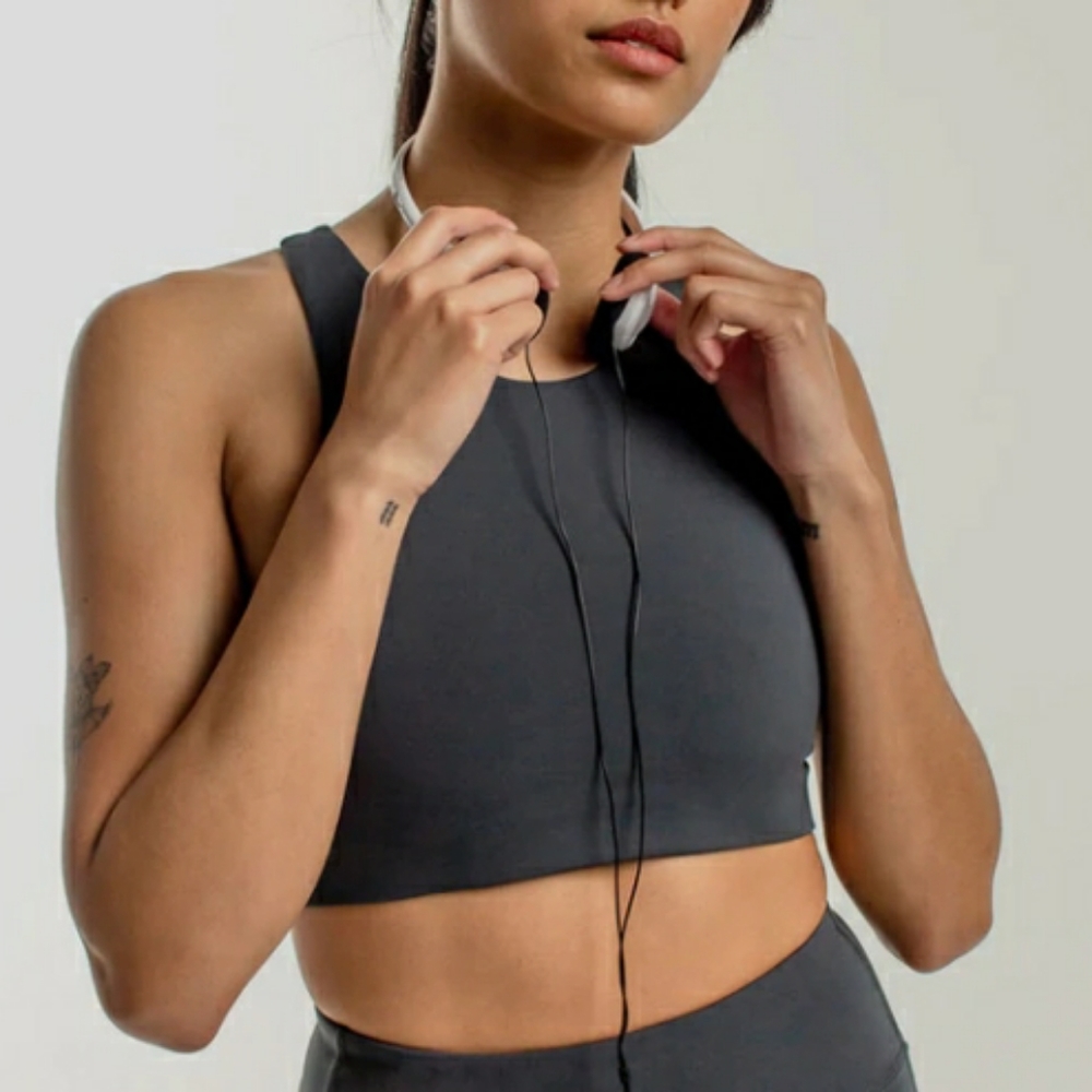 Future Relics "The Solace Bra" in "Darkside" Small